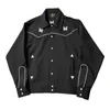 Men's Jackets Needles Butterfly Embroidered And Women's Japanese Fashion British Style Short Suit Y2k Black Jacket