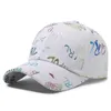 Nuovo cappello da baseball stampato alla moda per corsa estiva da donna con ampia protezione solare e parasole Cappello da ciclismo alla moda con lingua d'anatra edizione coreana