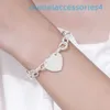 2024 Jewelry Designer Brand Bracelet Womens Thick Chain Fashion Grade Handcrafted Heart Shaped