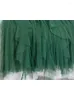 Saias TIGENA Moda Ruffles Long Tutu Tulle Saia Mulheres Coreanas Uma Linha Cintura Alta Plissada Midi Feminino Verde Rosa