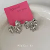 Stud Earrings Big Bowknot For Women Cute Kawaii Korean Fashion Fever Jewelry Y2k Aesthetic 2000s