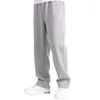 Pantaloni da uomo Pantaloni da jogging da uomo Pantaloni sportivi da autunno primaverili Pantaloni larghi elastici solidi con tasche Abbigliamento sportivo Pantaloni da tuta da uomo