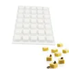 35 otworów Micro Square 5 Forms silikonowy do ciast czekoladowe deser narzędzia do pieczenia 320k