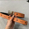 Cinturón de mujer de diseñador Cinturones de cuero genuino para hombre Ancho 3 5 cm Cinturones unisex clásicos 4 colores 209v