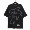 Designer Luxury Palms Angle Shirt Palms Angle Brand Coconut Tree Couple à manches courtes Palme T-shirt Modèle à jet d'encre