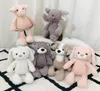 Bemenset lindo peluche peluche niños dormir comodidad muñeca conejo blanco elefante muñeca perro peluche animal muñeca niña regalo de cumpleaños 5472137