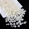 500 Stück Mixed Style Herz Perlen Nagel Charms Schmuck Luxus Nagelteile Edelsteine Steine Strass Nail Art Dekoration Zubehör 240307