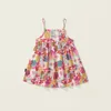 Meisjes Slipdress Kinderen Baby Baby's Kinderen Zomer Zoete Wind Puur Katoen Bloemen 240228