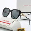 Senior män och kvinnor designar lyxiga solglasögon, Fashion Classic UV400 Högkvalitativ sommar utomhus Drive Beach Leisure 9157#