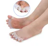 Silikon Bunion Düzeltici Toe Tepectors Ayak Bakım Aracı Hallux Valgus Düzeltici Düzleştirici Serperli 5 Molors LLA3938923873