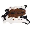 Sholisa tapis en peau de vache tapis en peau de vache pour salon chambre tapis Polyester pour la maison décoratif lavage à la main peau de vache Morden276u