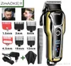 Kemei Hair Clipper Professional w Clipper do włosów dla mężczyzn Electric Trimmer LCD Display Maszyna fryzjerowa 55206410455