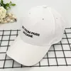 Mens Running BABY Yang Ying Not From Paris Madeame Letter Berretto da baseball Black Cap Tide