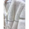 Dream Love Sheep Haining Clip Craft Cappotto in pelliccia di coniglio Rex Fox Cappotto invernale in pelle e capelli integrato 7729