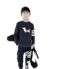 Brother Autumn Sister Set Children's Leisure Gaoding Clothing Classic Fashion Boys and Girls Anime Pullover Sweetheart Pants GG