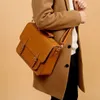 2021 Ny väska British Style Office Backpack Pu Styling för män och kvinnor retro axelväska Cambridge232w