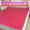 Drap de matelas imperméable en cuir Pu, housse de protection de lit, lavable, en Faux cuir pour adultes et enfants, tapis d'urine imperméable 260y