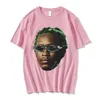 Men's T-shirts HI-Q Rapper Young Thug Graphic T Men Women Fashion Hip Hop Street Style Tshirt Summer Casual Short Sleeve Tee Shirt Oversized