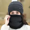 Bandanas hommes femmes doux polaire bonnet chapeau écharpe cagoule cou casquette tricoté