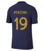 finali Maillots de football 2024 Maglia da calcio francese BENZEMA Maglie da calcio MBAPPE GRIEZMANN kit maglia hommes enfants UOMO bambini TCHOUAMENI FranceS DEMBELE GIROUD