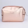 Bolsa de cosméticos feminina, bolsa de maquiagem dourada rosa com zíper, organizador de bolsa de armazenamento, bolsas de higiene pessoal, lavagem de beleza box277q