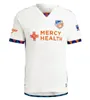 Kit per adulti 2024 FC Cincinnati Maglie da calcio Kit per bambini Man23 24 25 Maglia da calcio Home Blu Away Bianco BOUPENDZA ACOSTA ROBINSON MIAZGA BARREAL Portiere