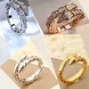 Anello 18k Gold Plated Ring Size 8 Versatil Silver Ring Silver Plated Smyckesgåvor 3 färger Anillos Ring Storlek 6 till 9 Jewlry Set Gifts Jewelry Box