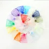 500/1000pc Organza Drawsting Bags 7x9 9x12 10x15 13x18cm Valentines Day Easter Wedding Party Gift Packaging Bag Jewelry Pouches 240304