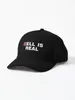 Bonés de bola Hell Is Real Baseball Cap Masculino Chapéu Homem Luxo Chapéus Mulheres