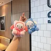 Cute cross dressing teddy bear plush pendant doll doll wholesale Melody doll cartoon keychain plush toy