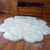 Tapis rond moelleux pour décoration de salon, en fausse fourrure, pour chambre d'enfants, long en peluche pour chambre à coucher, tapis moderne Mat1201Q