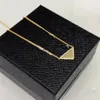 2023 luxurys Pendant Necklaces Fashion for Man Woman 48cm Inverted triangle designers brand Jewelry mens womens Highly Qualit203f