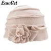 Elegante Jaren '20 Stijl Dames Hoeden Winter Baret Muts voor Vrouwen Emmer Cloche Cap 100 Gekookte Wol Warm A376 240227