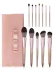 Ankomst 12st Makeup Brushes Set With Luxury Pink Bag Foundation Contour Eye Powder Cosmetic Tools Syntetic Hair Kit16074026