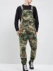 Camouflage Jeans Herfst Heren Overalls 2023 Mannen Casual Losse Lange Denim Broek Splice Rechte Rompertjes Plus Size Lange Jeans