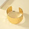 Bracelet pour femmes, Surface Concave-convexe irrégulière, ouvert, cadeau de fête de vacances OL, bijoux à la mode B058