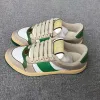 Designer Sneakers Bee Ace Casual Buty Niski damskie trampki Tygrys Haftowane Czarne białe zielone paski Walking Men's and Women's Screeakers z 1977 roku