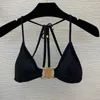 Damesbikini-ontwerper Luxe damesbadpak, tweedelige badpakset Meisjesstrandkleding Zomermerkbadpak Bikini-ontwerperzwempak