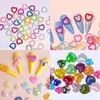 500 piezas de perlas de corazón de estilo mixto, joyería para uñas, piezas de uñas de lujo, gemas, piedras, diamantes de imitación, accesorios de decoración para uñas 240307