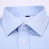 4XL 5XL 6XL 7XL 8XL grande taille hommes d'affaires décontracté à manches longues chemise blanc bleu noir intelligent mâle robe sociale chemises pour Plus 240304