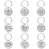 Keychains Mom Mother Key Chains Grandma Stainless Steel KeyChain Keyring Women Men Fashion Jewelry Mother's Day Gift