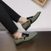 Casual Shoes Hight Quality Spring Summer British Style Suede Leather Loafers For Men Big Size 29cm Slip-On Street Dress