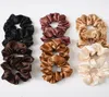 2020 Scrunchies Hårband Solid Satin Hair Bands TibreTine Hair Ties Ropes Girls Ponytail Holder Hårtillbehör 6 Designs 5723782