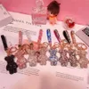 2024 فاخرة Strass Rhinestone Diamond Bear Bear Animal-keychain Care Cark Car Car Key Carn Bendant 3-15