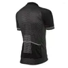 Vestes de course Jersey de route à manches courtes Cyclisme Vêtements noirs Veste de descente VTT Chemise Vélo Pull Trip Wear Hommes Top Tissu Manteau Ventre