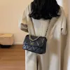 Shop Factory Wholesale Big Bag Womens 2024 Autumn/winter New Trendy and Versatile Chain with Large Capacity Internet Celebrity One Shoulder Crossbody