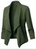 Blazer slim da donna oversize S-5XL 12 colori Cardigan da lavoro da lavoro a maniche lunghe da donna tinta unita ZC545 240223