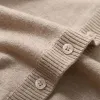 カーディガンの女性天然シルクとカシミアパーカーを編むフード付きカーディガン2022秋冬の基本的な暖かいセーターly033