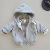 Jaquetas bebê primavera hoodies casaco camisola com capuz casual zíper esportes menina meninas roupas bonito jaqueta meninos