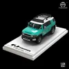 Time Micro 1 64 FJ Forest Park Camping Metal Diecast Model Car Collection Display Gift 240306